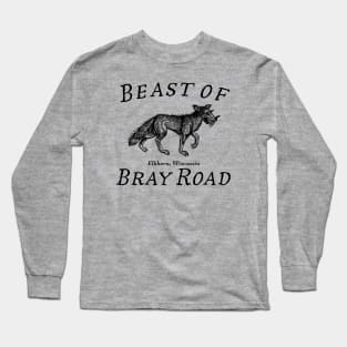 Beast of Bray Road Cryptid Werewolf Long Sleeve T-Shirt